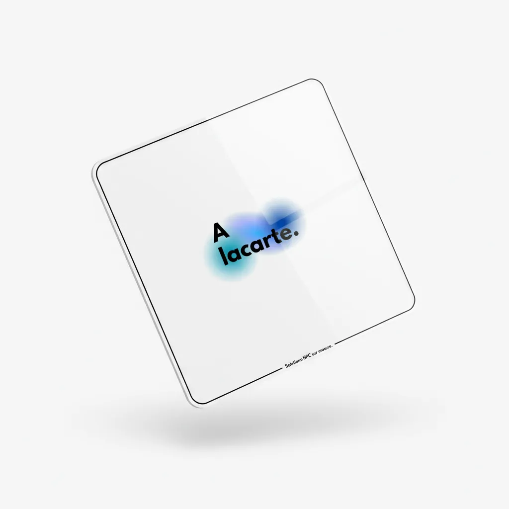 Zoom puce NFC et QR code